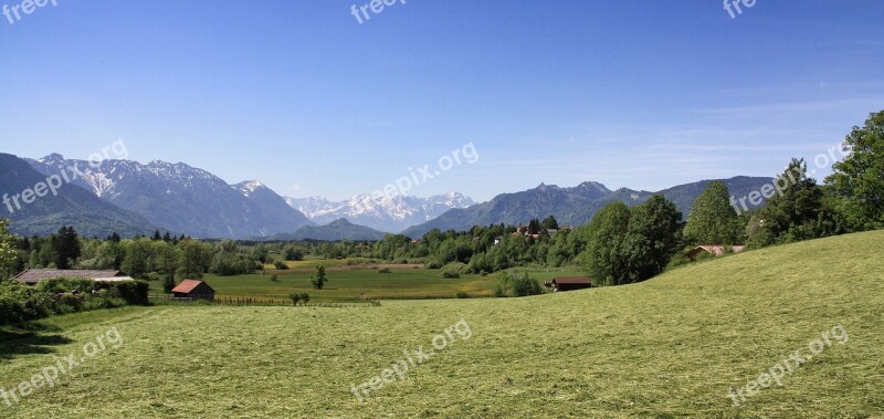 Nature Panorama Landscape Mountain Hill