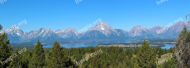 Nature Mountain Sky Panorama Panoramic Image