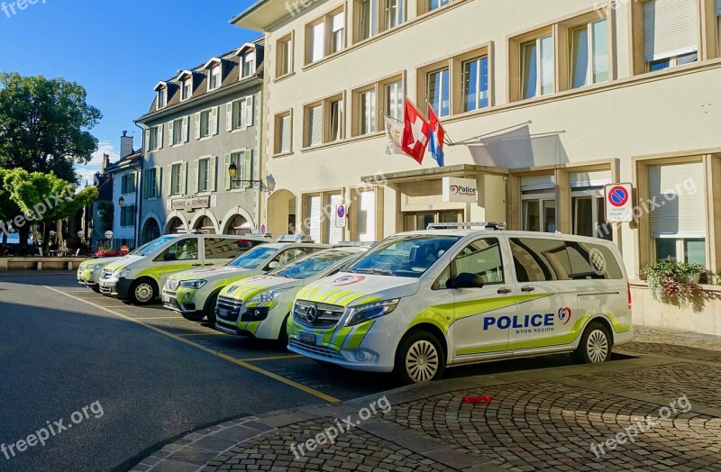 Police Station Constabulary Transportation Car Van