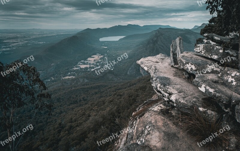 Landscape A Bird's Eye View Nature Mountain Sky