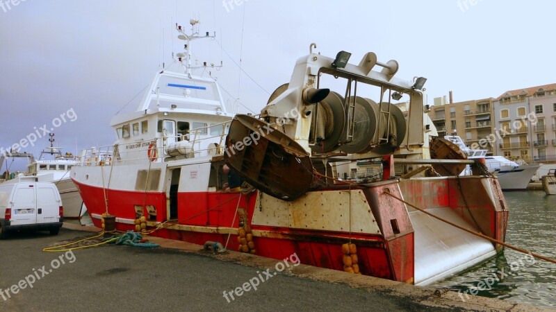 Industry Transport France Sète Sea