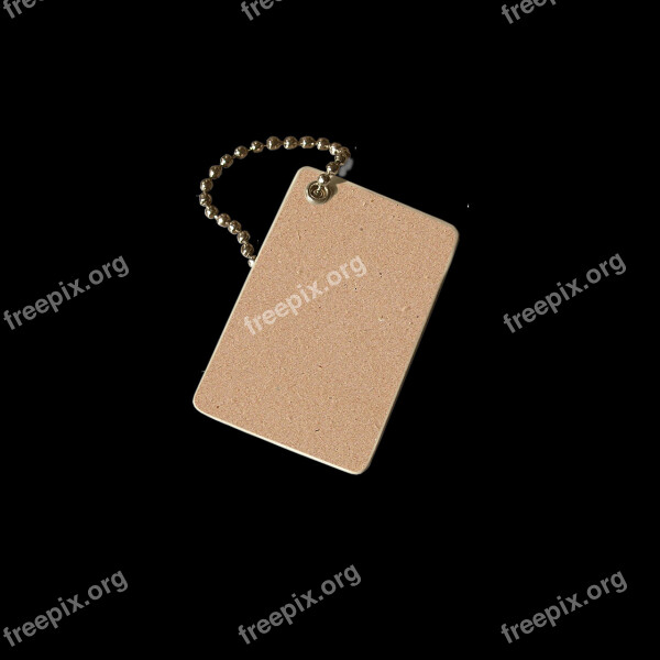 Tag Transparent Creative Necklace To Write