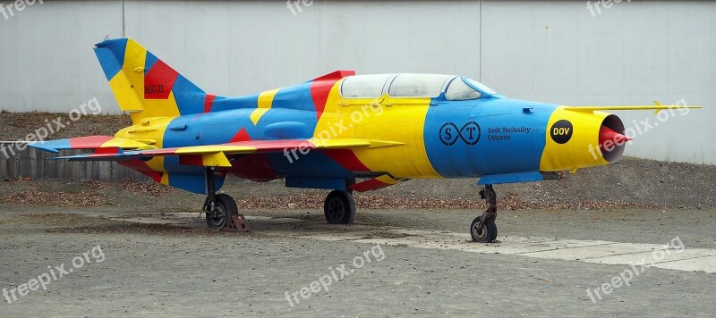 Mig 21 Please Don't Area Of Vitkovice Free Photos