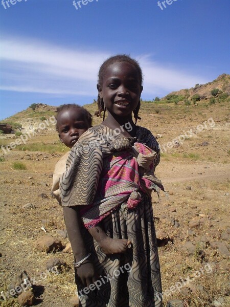 Children Sudan Darfur Girl Lifestyle