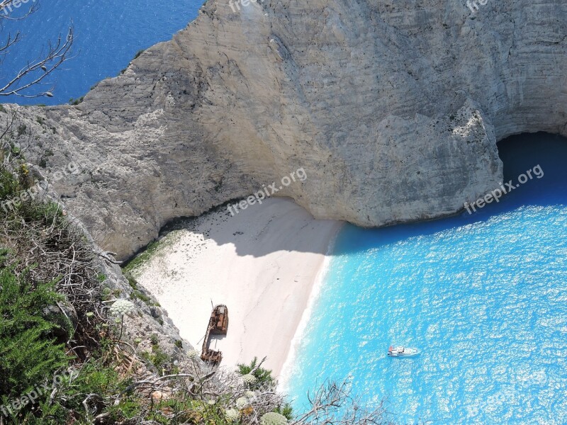 Zakinthos Shipwreck Beach Free Photos