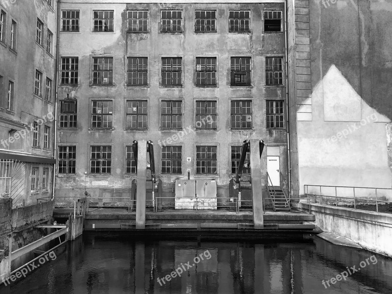 Architecture Water Reflection Street Monochrome